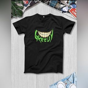 Men Tooth & Letter Graphic Tee